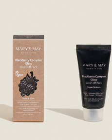 Mary&May Маска для лица с ежевичным комплексом Blackberry Complex Glow Wash Off Pack 30g