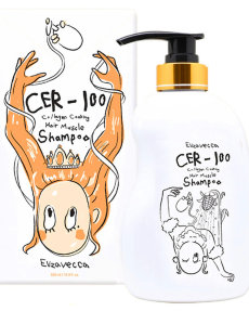 ELIZAVECCA CER-100 Collagen Coating Hair Muscle Shampoo Шампунь для волос с коллагеном