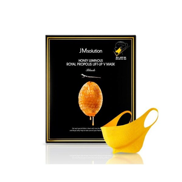 JMSolution Honey Luminous Royal Propolis Lift-up V Mask Маска Для Подтяжки Контура Лица с Маточным Молочком  