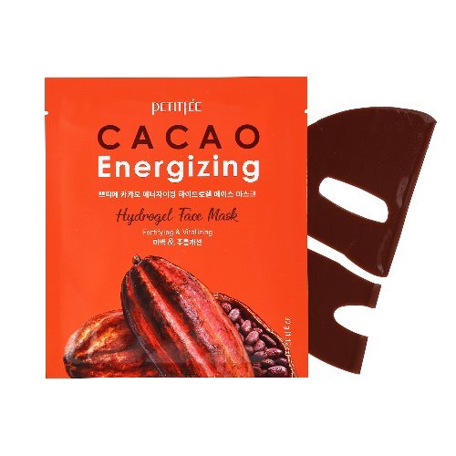 PETITFEE Cacao Energizing Hydrogel Face Mask Гидрогелевая маска для лица КАКАО 