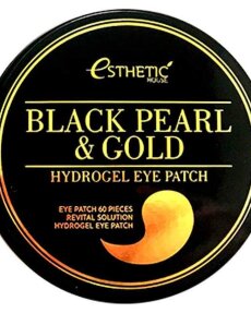 ESTHETIC HOUSE Black Pearl&Gold Hydrogel Eyepath Гидрогелевые Патчи Для Глаз С Чёрным Жемчугом И Золотом 