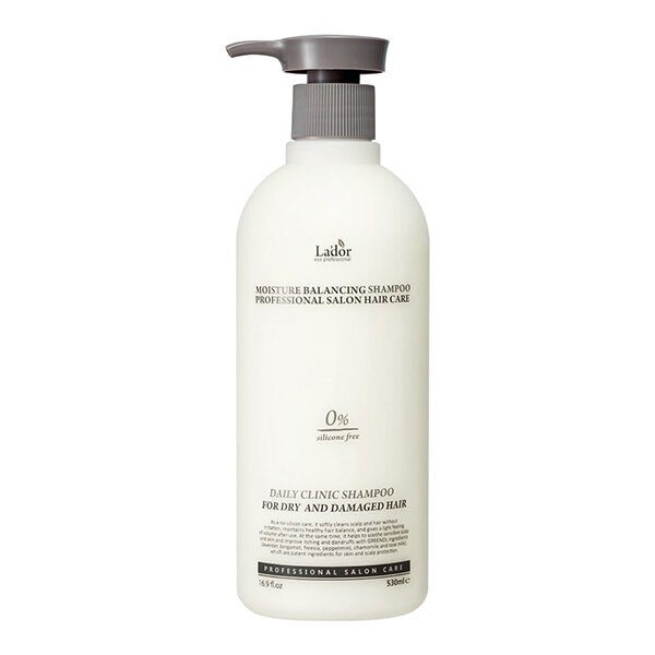 LADOR Moisture Balancing Shampoo Увлажняющий шампунь для волос, 530 мл 