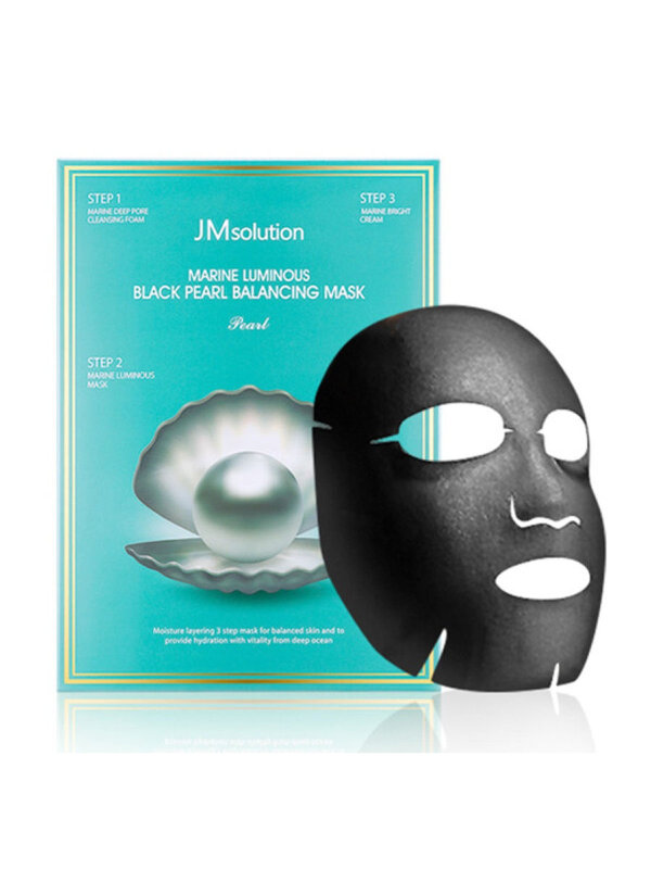 JMsolution Marine Luminous Black Pearl Balancing Mask Маска с экстрактом чёрного жемчуга  