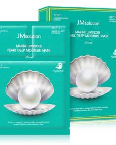 JMsolution Трёхшаговый увлажняющий набор с жемчугом Marine luminous pearl deep moisture mask 