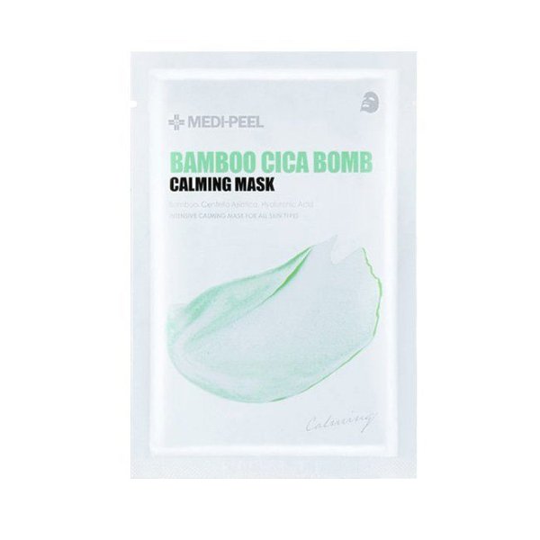 MEDI-PEEL Bamboo Cica Bomb Calming Mask Успокаивающая тканевая маска 