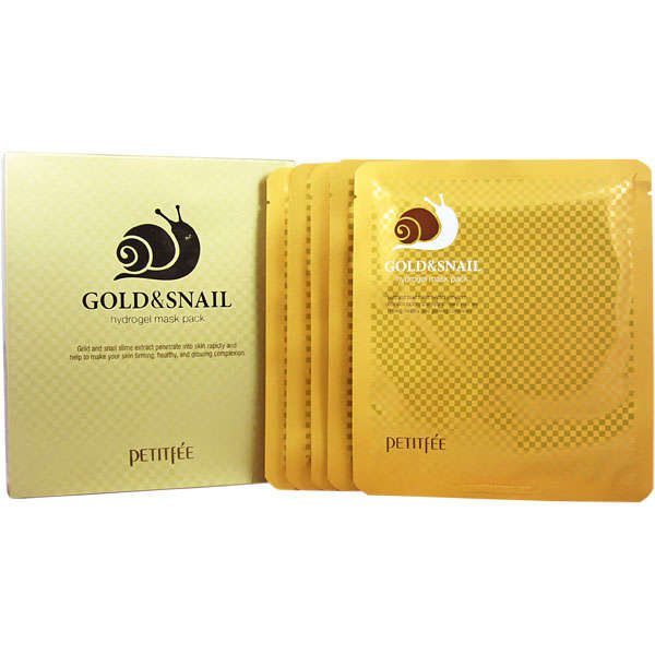 PETITFEE Gold&Snail Transparent Gel Mask Pack Маска Для Лица Гидрогелевая Золото И Улитка 