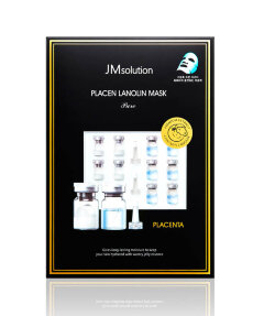 JMSolution Плацентарная тканевая маска с ланолином Placen Lanolin Mask Pure, 1 шт