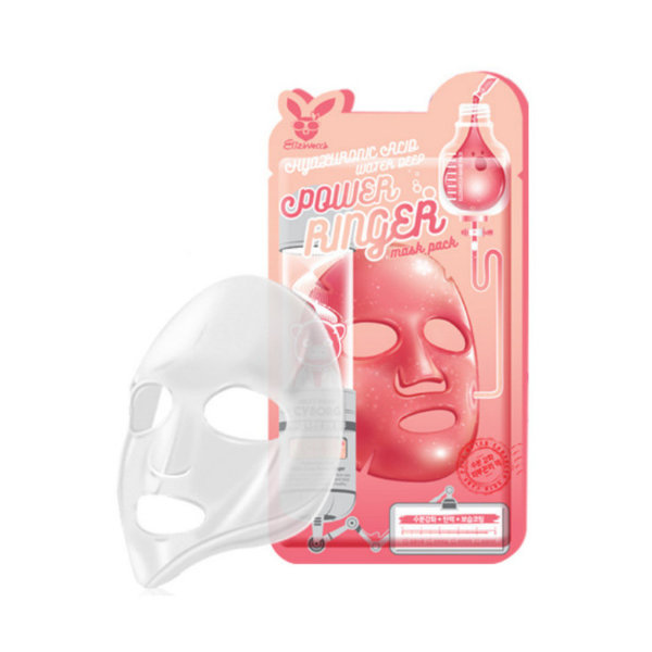 ELIZAVECCA Hyaluronic Acid Water Deep Power Ringer Mask Pack Тканевая маска с гиалуроновой кислотой 