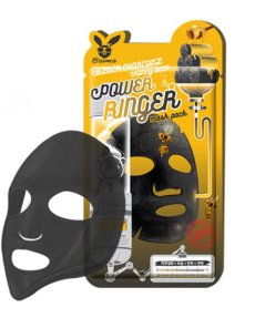 ELIZAVECCA Black Charcoal Honey Deep Power Ringer Mask Pack Тканевая маска