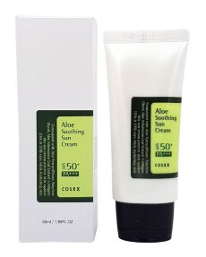 Cosrx Крем для лица солнцезащитный с соком алоэ вера Aloe Soothing Sun Cream 50ml