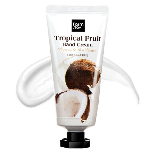 FARMSTAY Крем для рук с кокосом Tropical Fruit Hand Cream Coconut 