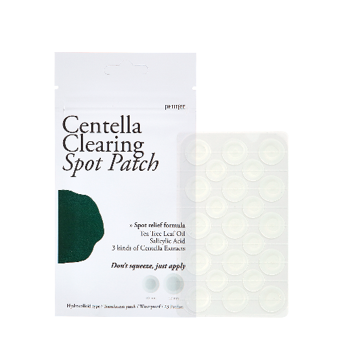 PETITFEE Патчи для проблемной кожи Centella Clearing Spot Patch, 23 шт (12 мм*15 шт, 10 мм*8 шт) 