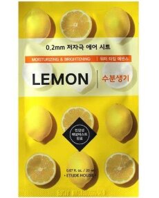 Etude Тканевая маска 0.2 Therapy Air Mask Lemon