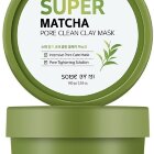 Some By Mi Очищающая глиняная маска с чаем матча Super Matcha Pore Clean Clay Mask 