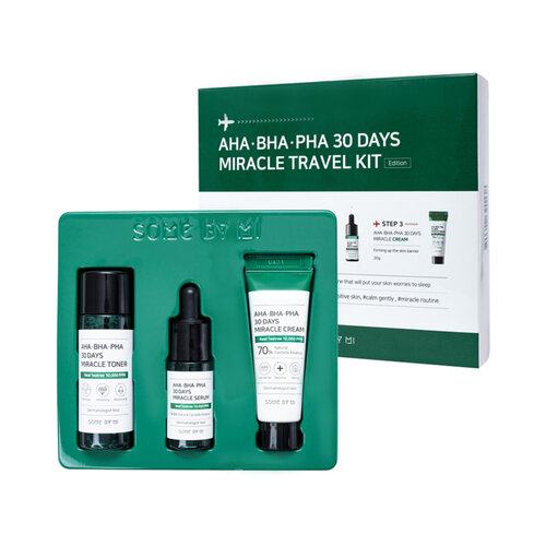 SOME BY MI Набор для проблемной кожи с кислотами - AHA/BHA/PHA 30days miracle travel Kit3 Item 