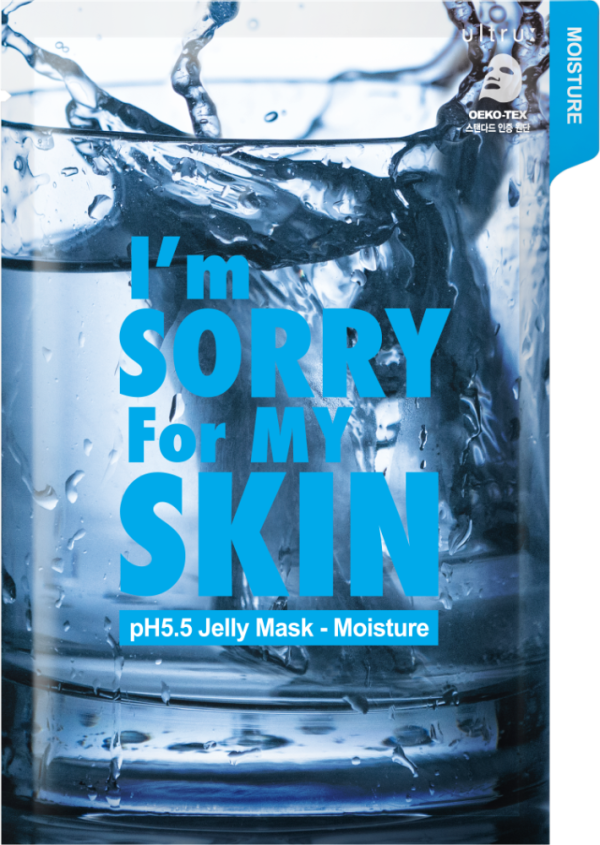 I`M SORRY FOR MY SKIN Тканевая маска для лица УВЛАЖНЕНИЕ I'm Sorry for My Skin pH5.5 Jelly Mask Moisture, 1 шт*33 мл 