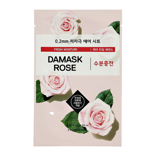 Etude House Тканевая маска 0.2 Therapy Air Mask Damask Rose 