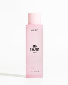 NACIFIC Отшелушивающий тонер с кислотами Pink AhaBha Toner