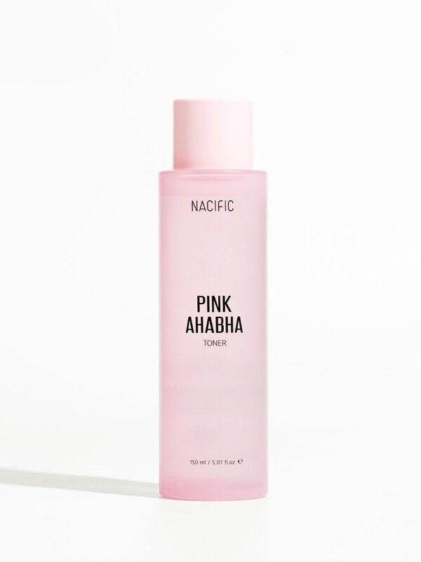 NACIFIC Отшелушивающий тонер с кислотами Pink AhaBha Toner 