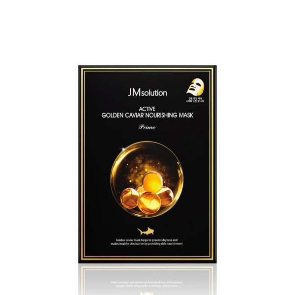 JMsolution Active Golden Caviar Nourishing Mask Тканевая Маска С Золотом И Икрой 