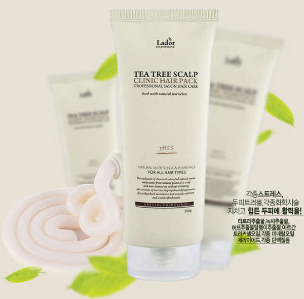 LADOR Tea Tree Scalp Clinic Hair Pack Маска-Пилинг Для Кожи Головы  