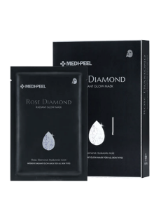 MEDI-PEEL Маска для сияния кожи с бриллиантовой крошкой Rose Diamond Mask, 1 шт. (25 мл)