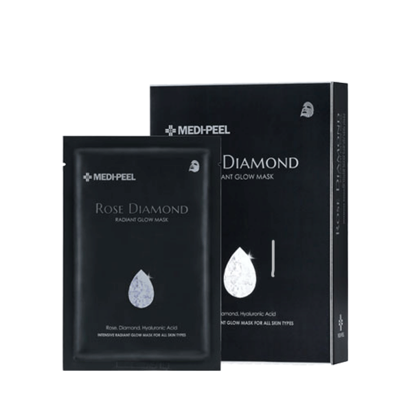 MEDI-PEEL Маска для сияния кожи с бриллиантовой крошкой Rose Diamond Mask, 1 шт. (25 мл) 