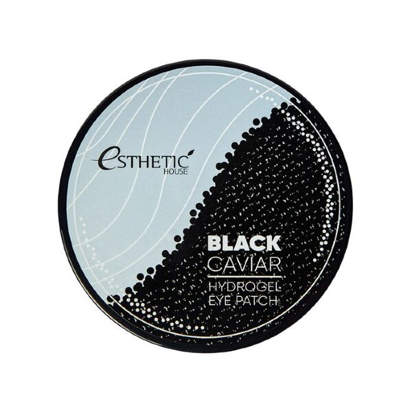 Esthetic House Гидрогелевые патчи для глаз Черная икра Black Caviar Hydrogel Eye Patch 