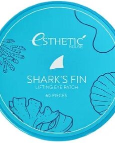 Esthetic House Гидрогелевые патчи для глаз с экстрактом акульего плавника Shark`s Fin Lifting Eye Patch