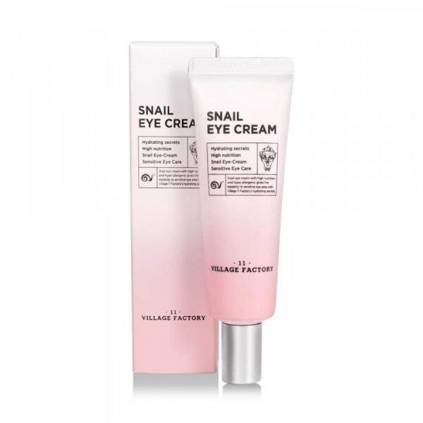 VILLAGE 11 FACTORY Snail Eye Cream Регенерирующий Крем Для Век С Муцином Улитки  