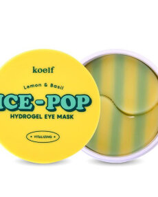 KOELF Патчи с лимоном и базиликом Lemon & Basil Ice-Pop Hydro Gel Eye Mask, 60 шт