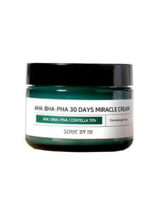 SOME BY MI  Восстанавливающий крем для проблемной кожи Aha-Bha-Pha 30 Days Miracle Cream, 60 мл