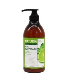NATURIA Pure Body Wash (Wild Mint & Lime) Гель Для Душа Мята И Лайм