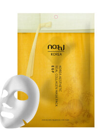 NO:hJ Антивозрастная, регенерирующая маска с коллагеном и EGF Korea Aesthetic Real Collagen Mask Pack