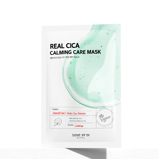 Some By Mi Успокаивающая тканевая маска с центеллой Real Cica Calming Care Mask, 20 мл 