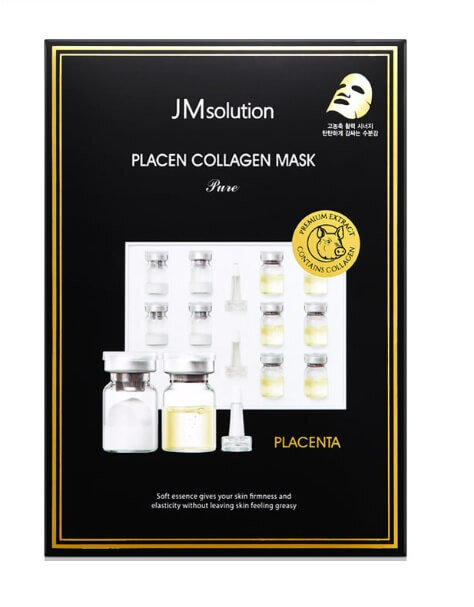 JMsolution Плацентарная тканевая маска с коллагеном Placen Collagen Mask Pure 
