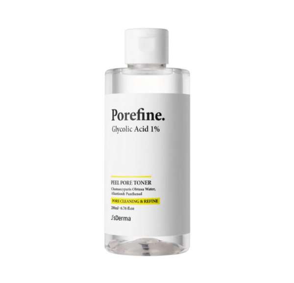 JS DERMA Pore Cleaning&Refine Glycolic Acid 1% - Пилинг Тонер С Гликолевой Кислотой 