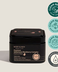 Mary&May Premium Idebenone Blackberry Complex Ampoule Mask (20 шт.)