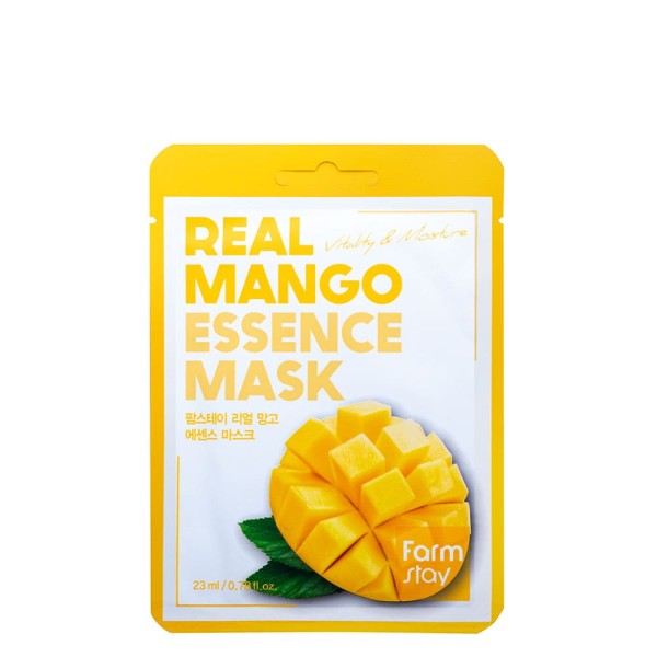 FARMSTAY Тканевая маска для лица с экстрактом манго Real Mango Essence Mask 