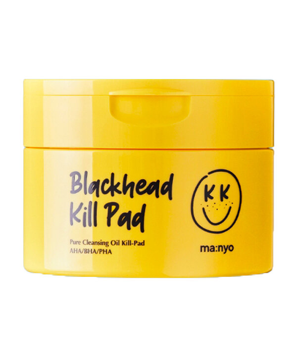 Manyo Очищающие гидрофильные диски Black Head Kill Pad AHA/BHA/PHA кислотами (200 ml./ 50 шт) 