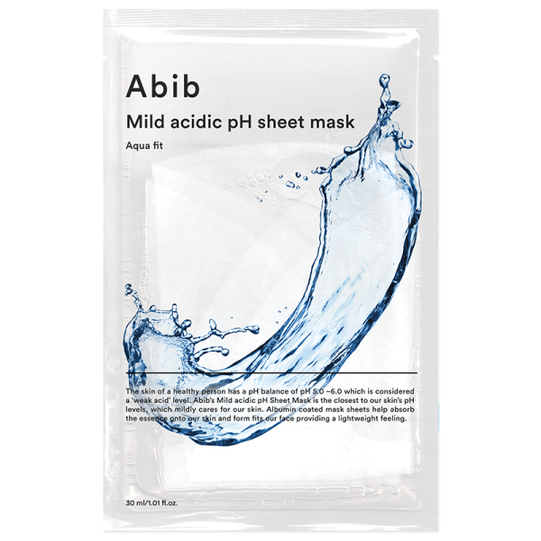 Abib Увлажняющая слабокислотная маска с пробиотиками Mild Acidic pH Sheet Mask Aqua Fit 