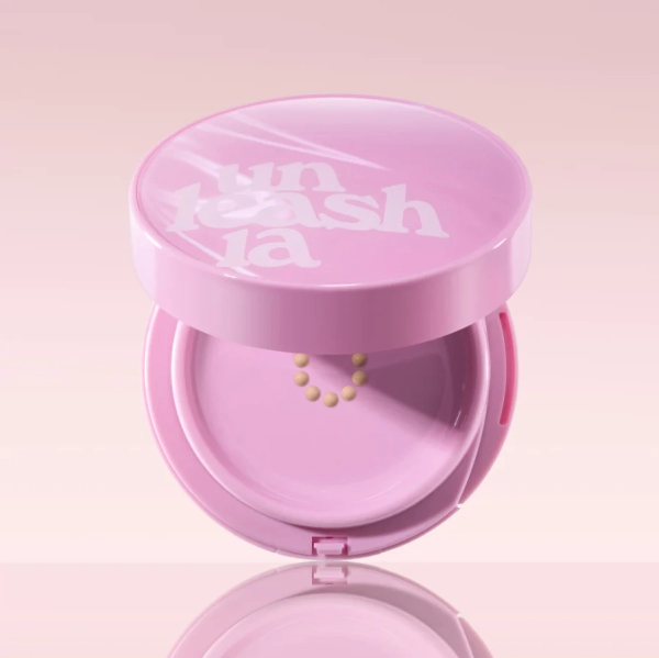 Unleashia Увлажняющий кушон с сияющим финишем Dont Touch Glass Pink Cushion 25N Molten 
