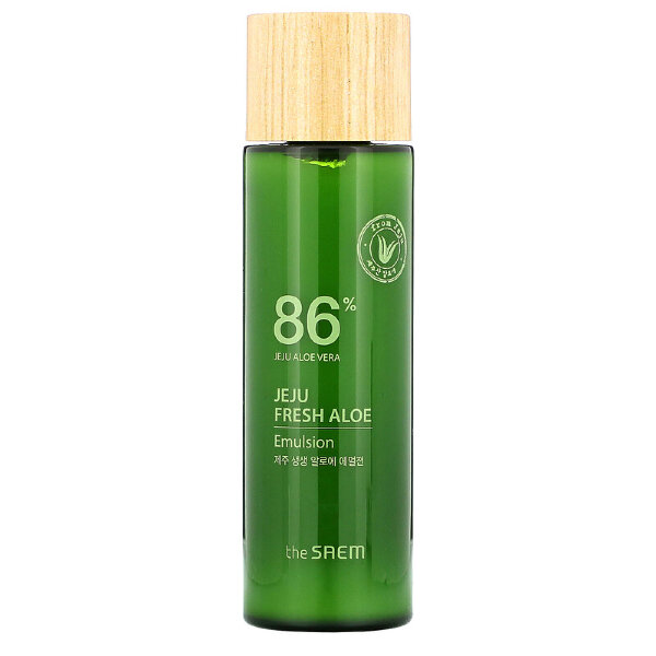 THE SAEM Jeju Fresh Aloe Emulsion Освежающая Эмульсия С 86% Алоэ Вера  