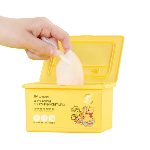 JMSolution Набор тканевых масок с медом Disney Collection Quick Routine Nourishing Honey Mask, 30 шт 