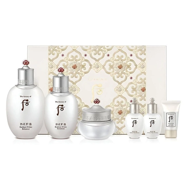 The History Of Whoo Набор осветляющих средств Gongjinhyang Seol Whitening 3 Pieces Set 