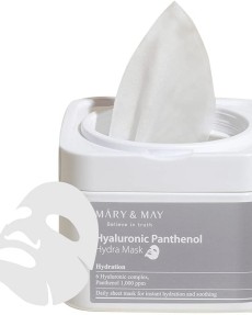 Mary&May Набор тканевых масок c пантенолом Hyaluronic Panthenol Hydra Mask, 30 шт