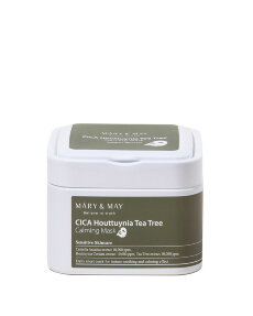 Mary&May Набор тканевых масок успокаивающих Cica Houttuynia Tea Tree Calming Mask, 30 шт