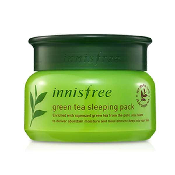 Innisfree Увлажняющая ночная маска с экстрактом зеленого чая Green Tea Sleeping Pack 
