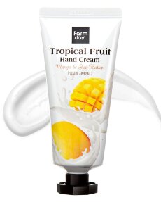 FarmStay Крем для рук с манго и маслом Ши Tropical Fruit Hand Cream Mango & Shea Butter, 50 мл.