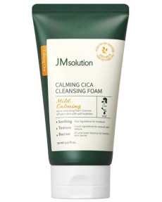 JMsolution Успокаивающая пенка для умывания с центеллой и кислотами Calming Cica Cleansing Foam